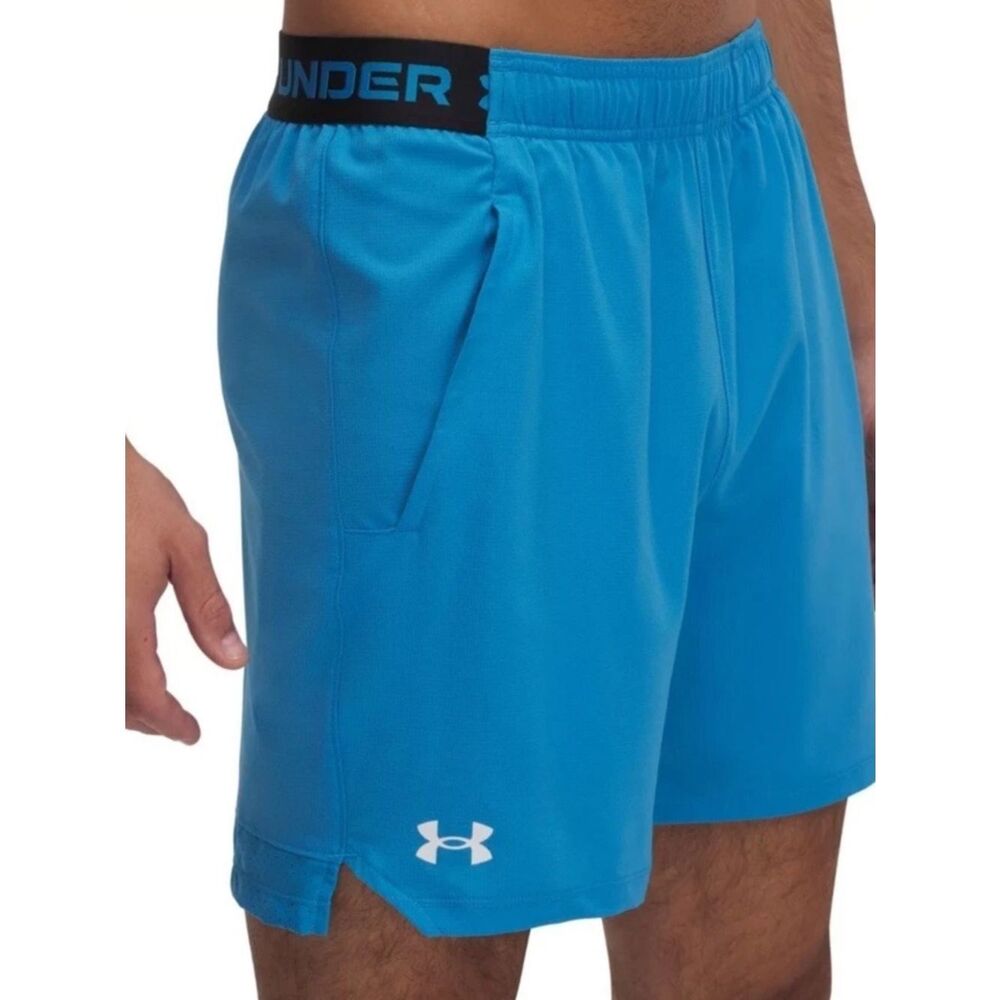 Under Armour NWOT Men’s 2XL Blue Athletic Shorts 6” Inseam Elastic Waist